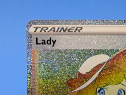 Lady 208/196 Pokemon TCG 2022 Lost Origin Secret Rare Rainbow Full Art Holo NM - Image 2