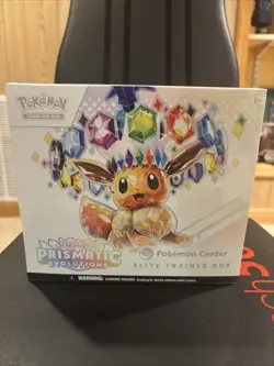 Pokemon TCG Prismatic Evolutions Pokemon Center Exclusive Elite Trainer Box ETB - Image 1