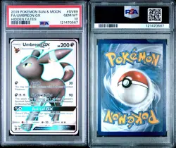 Pokemon PSA 10 Gem Mint Umbreon GX 2019 Hidden Fates Full Art #SV69 Shiny Vault - Image 3
