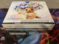 Pokemon TCG Prismatic Evolutions Elite Trainer Box ETB - Slight Seal Damage - Image 1