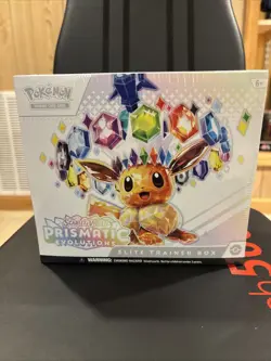 Pokemon Scarlet & Violet Prismatic Evolutions Elite Trainer Box Factory Sealed - Image 1