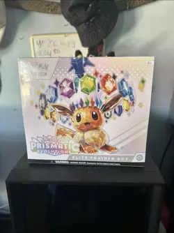 Pokemon Scarlet & Violet Prismatic Evolutions Elite Trainer Box Factory Sealed - Image 1