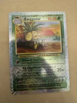2002 Pokemon Legendary Collection 23/110 Exeggutor Reverse Holo Fireworks - Image 3