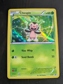 Near Mint - Chespin XY01 - Black Star Promo - Pokemon Card - Image 1