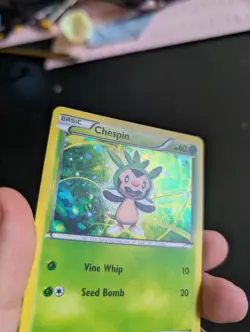Near Mint - Chespin XY01 - Black Star Promo - Pokemon Card - Image 3