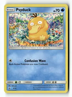 Pokemon Card Psyduck - 2/12 Holo LP McDonald's Promos 2018 002/012 - Image 1