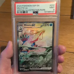 Pokemon TCG Milotic EX 237/191 Surging Sparks Special Illustration PSA 9 - Image 1