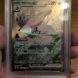 Pokemon TCG Milotic EX 237/191 Surging Sparks Special Illustration PSA 9 - Image 3