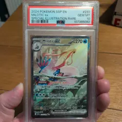 POKEMON TCG Milotic EX 237/191 Special Illustration Rare Surging Sparks PSA 10 - Image 1