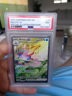 Pokemon TCG Milotic EX 237/191 Surging Sparks Special Illustration PSA 9 - Image 1