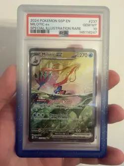 Pokemon TCG Milotic EX 237/191 Surging Sparks SIR PSA 10 - Image 1
