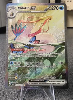 Pokemon TCG Surging Sparks Milotic EX Special Illustration Rare Card 237/191 - Image 1