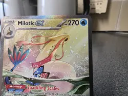 Pokemon TCG Surging Sparks Milotic EX Special Illustration Rare Card 237/191 - Image 3