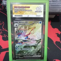 Pokemon TCG Milotic ex 237/191 Surging Sparks SIR Holo ACE 10 plus guard - Image 1