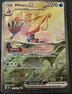 Pokemon TCG Milotic EX Surging Sparks 237/191 - Image 1