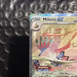 Pokemon TCG Milotic EX Special Illustration Rare Card 237/191 SIR Surging Sparks - Image 3