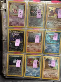 Complete Sets Neo Discovery & Neo Genesis 75/75 &111/111 (MP-LP) Binder Included - Image 1
