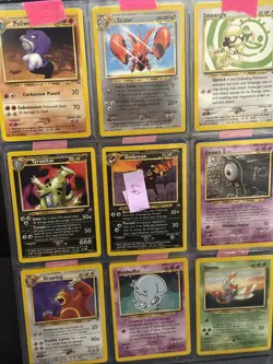 Complete Sets Neo Discovery & Neo Genesis 75/75 &111/111 (MP-LP) Binder Included - Image 4