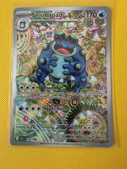 Seismitoad 105/086 - Illustration Rare - Black Bolt - Pokemon TCG English NM - Image 1