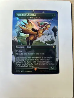 Paradise Chocobo Birds of Paradise (Borderless) Commander: Final Fantasy Foil N - Image 1