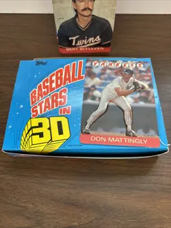 1986 Topps 3D 3-D Baseball Stars Complete Set 1-30 With Original Box - Image 2