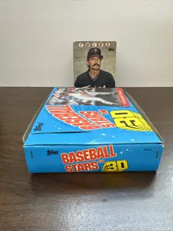 1986 Topps 3D 3-D Baseball Stars Complete Set 1-30 With Original Box - Image 4