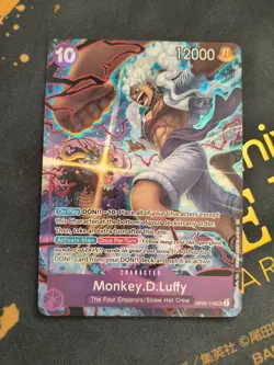 One Piece Card Game, OP05-119 Monkey D. Luffy 2nd Anniversary Set, English NM/M - Image 1