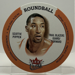 2003-04 Fleer Ultra - Roundball Scottie Pippen #24 D - Portland Trail Blazers - Image 1
