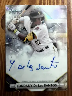 2023 Bowman Sterling Yordany De Los Santos#’d Auto Lot(5 Cards) - Image 1