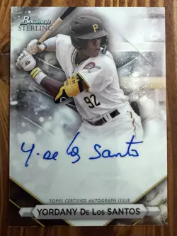 2023 Bowman Sterling Yordany De Los Santos#’d Auto Lot(5 Cards) - Image 3