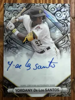 2023 Bowman Sterling Yordany De Los Santos#’d Auto Lot(5 Cards) - Image 5