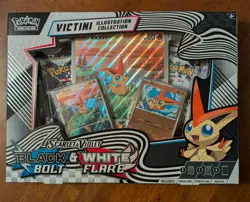 Pokemon Black Bolt White Flare Victini Illustration Collection New Sealed - Image 1