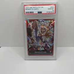 One Piece En Monkey D Luffy ST21-001 PSA 10 Gem Mint - Image 1