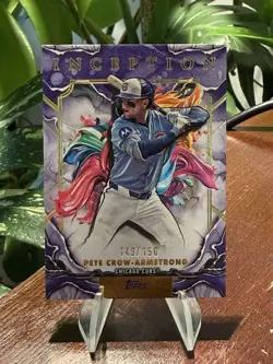 2025 Topps Inception Pete Crow-Armstrong #25 Purple #'d /150 Cubs PCA - Image 1