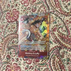 One Piece Card Monkey D. Luffy OP16-015 SR Alternate Art - Image 3