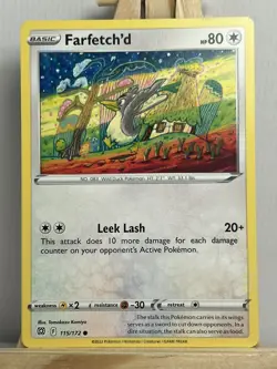 Pokemon - Farfetch'd 115/172 - Brilliant Stars - Tomokazu Komiya - Near Mint - Image 1