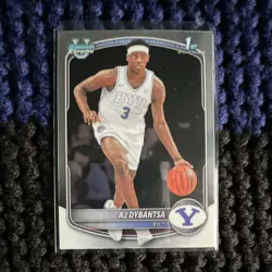 Topps 2025-26 Bowman Chrome AJ Dybantsa BYU #BCP-1 1st RC - Image 1