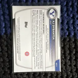 Topps 2025-26 Bowman Chrome AJ Dybantsa BYU #BCP-1 1st RC - Image 2