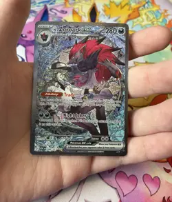 Pokemon N’s Zoroark ex 286/217 SIR Special Illustration Rare Ascended Heroes NM - Image 3