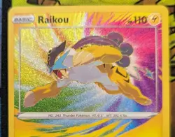 Raikou 050/185 Amazing Rare Vivid Voltage Pokemon Card Near Mint - Image 2