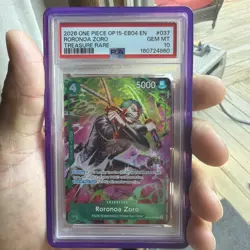 Roronoa Zoro (OP13-037) OP13-037 Adventure on Kami's Island psa 10 - Image 3