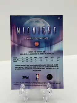 Topps Midnight Cade Cunningham #17 Morning /149 Detroit Pistons NBA 2025-26 - Image 2