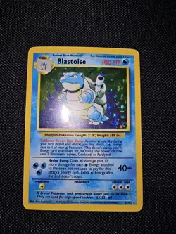 Pokemon TCG Blastoise Base Set 2/102 Holo Holo Rare - Image 1