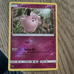 Pokemon CLEFAIRY 88/145 - Guardians Rising Rev Holo - Image 1