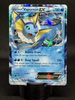 Vaporeon EX 24/83 Generations Holo - Image 1