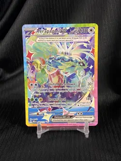 Pokemon Terapagos ex 169/131 Prismatic Evolutions Special Illustration Rare NM - Image 1