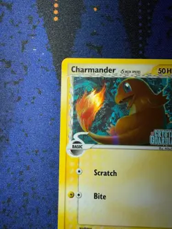 Pokemon Charmander (Delta Species) 49/100 Crystal Guardians Reverse Holo LP! - Image 4