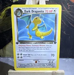 Wizards of the Coast Pokemon TCG Dark Dragonite 22/82 Team Rocket Rare 70HP EN - Image 1