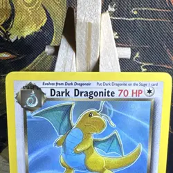 Wizards of the Coast Pokemon TCG Dark Dragonite 22/82 Team Rocket Rare 70HP EN - Image 3