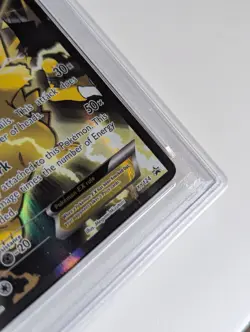 2016 POKEMON XY Black Star Promo Red & Blue #XY124 Full Art Pikachu EX PSA 3 VG - Image 4